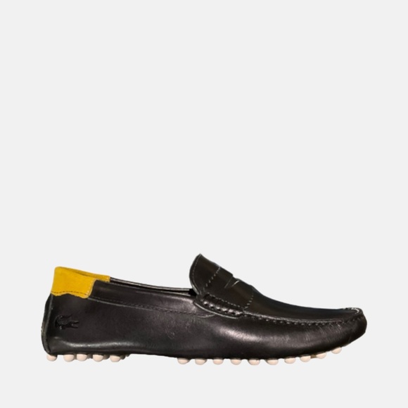 Lacoste Men's Concours 123 1 CMA Loafer, Black Leather. 745CMA0032454 - Picture 1 of 5